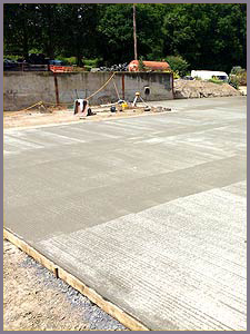 Concrete Work - with smooth, tamped, brushed or even imprinted finishes.