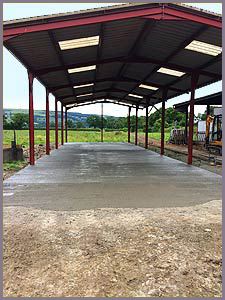 Concrete Work - with smooth, tamped, brushed or even imprinted finishes.