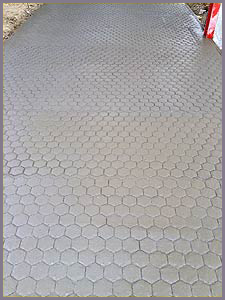 Concrete Work - with smooth, tamped, brushed or even imprinted finishes.