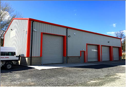 Steel Frame Buildings for Commercial and Industrial Units