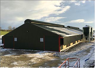 Free range natural vented unit nearing completion...