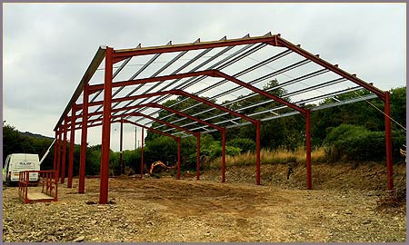 Site dug out and prepared by ALW Contracts.